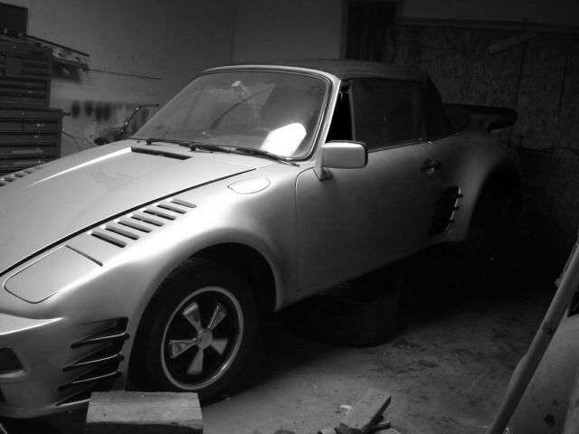 Silver 1970 Porsche 911 Convertible with Black interior