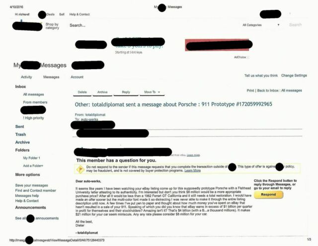 Silver 1970 Porsche 911 Convertible with Black interior