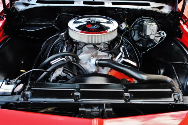 Red 1969 Chevrolet Chevelle Convertible with Black interior