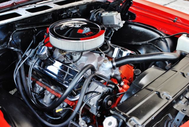 Red 1969 Chevrolet Chevelle Convertible with Black interior