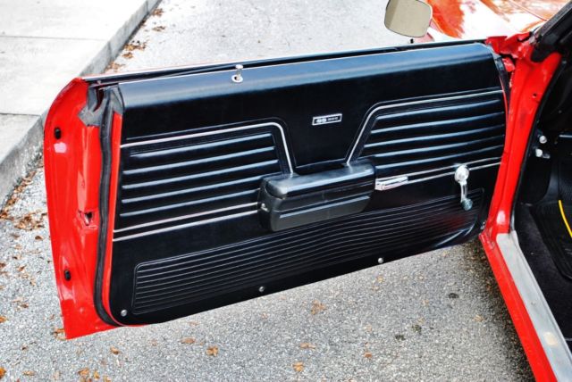 Red 1969 Chevrolet Chevelle Convertible with Black interior