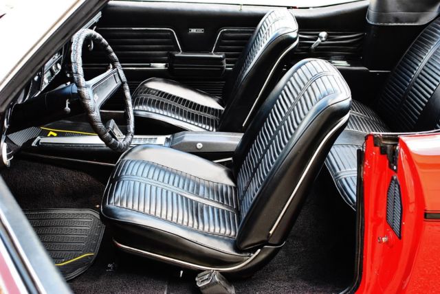 Red 1969 Chevrolet Chevelle Convertible with Black interior