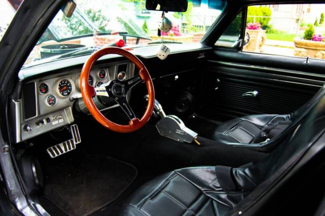Gray 1969 Chevrolet Nova Coupe with Black interior