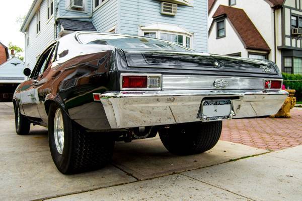 Gray 1969 Chevrolet Nova Coupe with Black interior