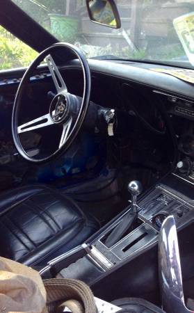 Blue 1973 Chevrolet Corvette Coupe