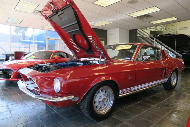 Red 1968 Ford Mustang Coupe with Black interior