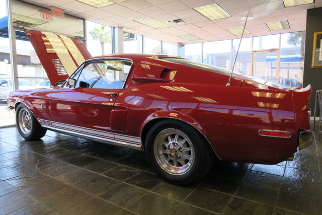 Red 1968 Ford Mustang Coupe with Black interior