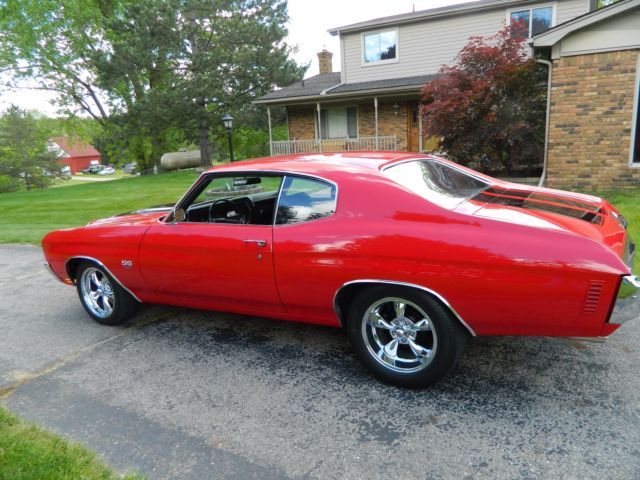 Red 1970 Chevrolet Chevelle Coupe