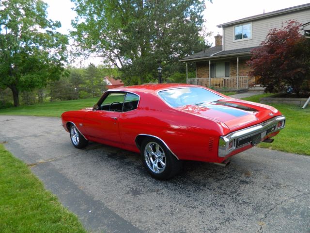 Red 1970 Chevrolet Chevelle Coupe