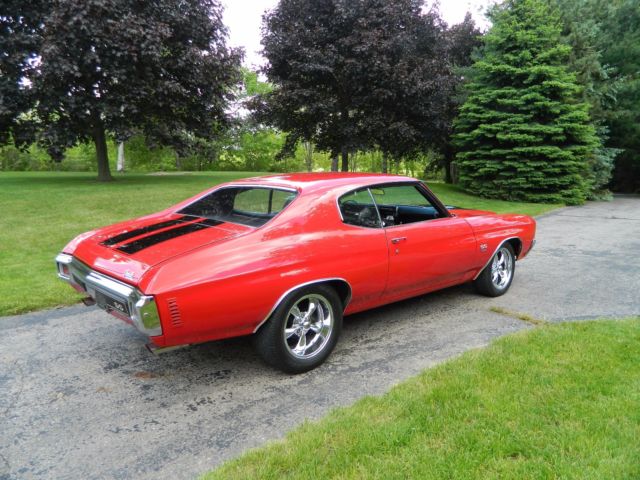 Red 1970 Chevrolet Chevelle Coupe