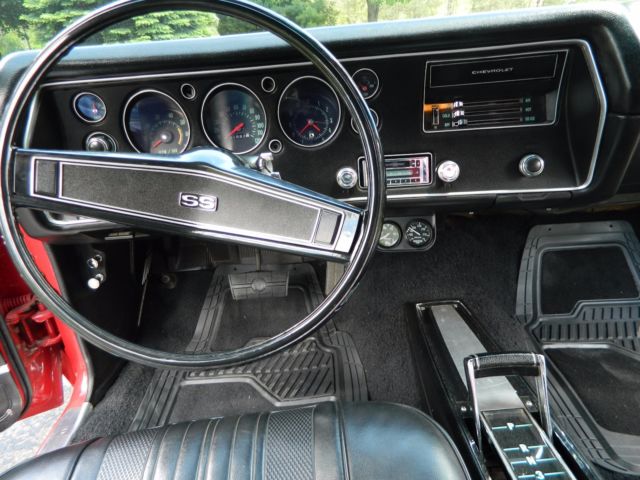 Red 1970 Chevrolet Chevelle Coupe