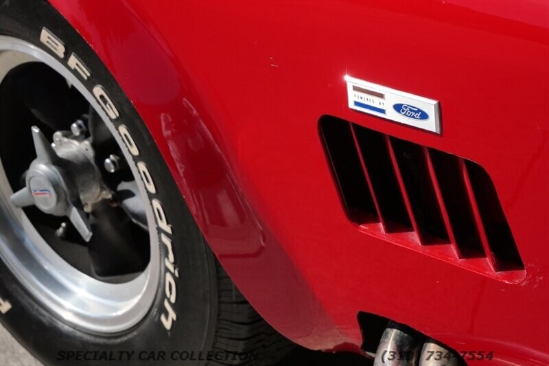 Red 1967 Shelby COBRA -- with Black interior