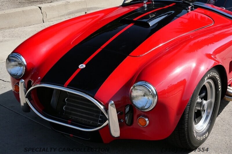Red 1967 Shelby COBRA -- with Black interior
