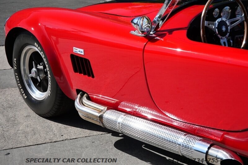 Red 1967 Shelby COBRA -- with Black interior