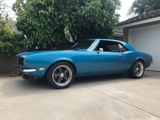 Blue 1968 Chevrolet Camaro with Black interior
