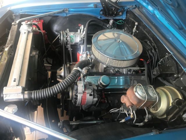 Blue 1968 Chevrolet Camaro with Black interior