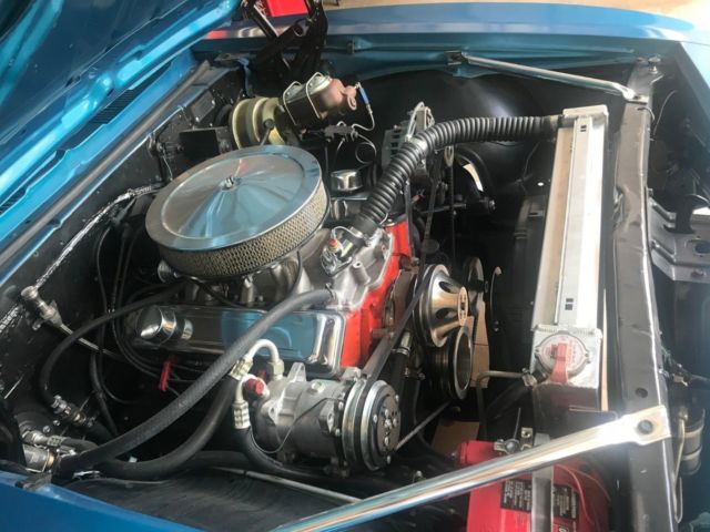 Blue 1968 Chevrolet Camaro with Black interior