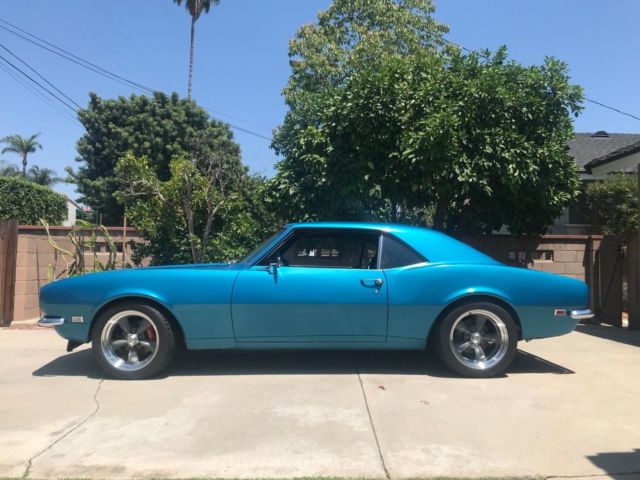 Blue 1968 Chevrolet Camaro with Black interior