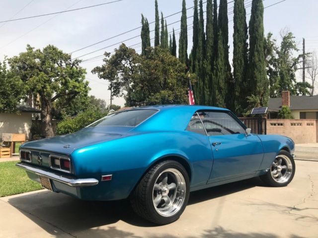 Blue 1968 Chevrolet Camaro with Black interior