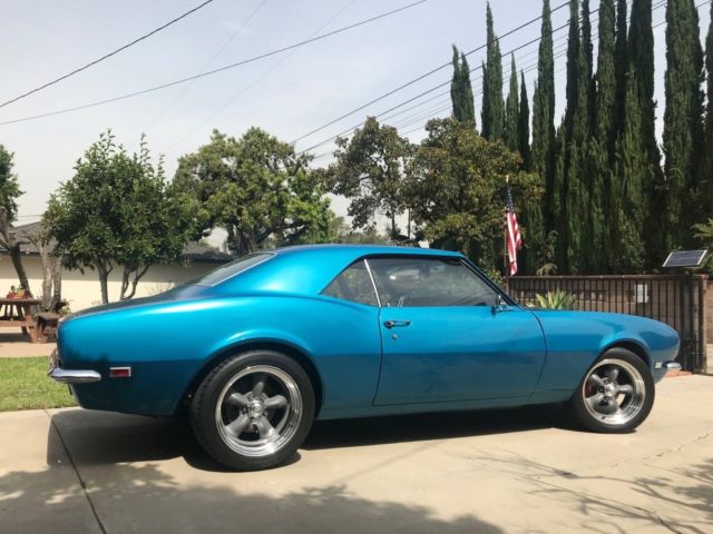 Blue 1968 Chevrolet Camaro with Black interior