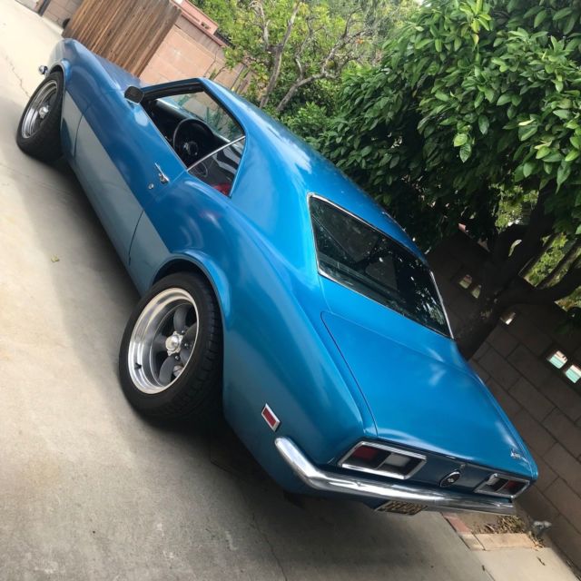 Blue 1968 Chevrolet Camaro with Black interior