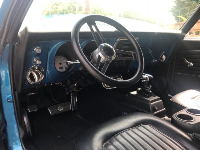 Blue 1968 Chevrolet Camaro with Black interior