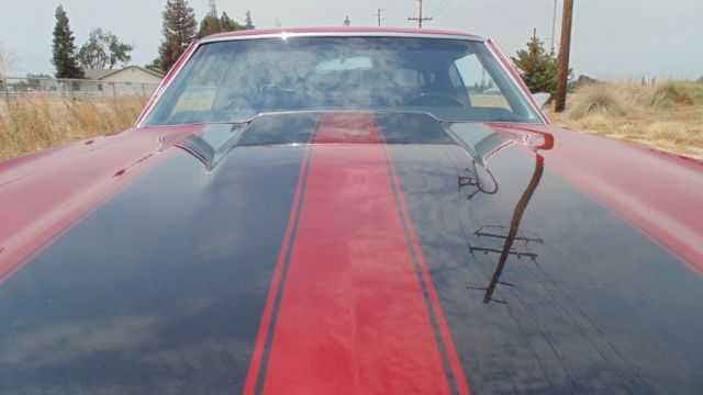 Burgundy 1971 Chevrolet Chevelle Coupe with Black interior