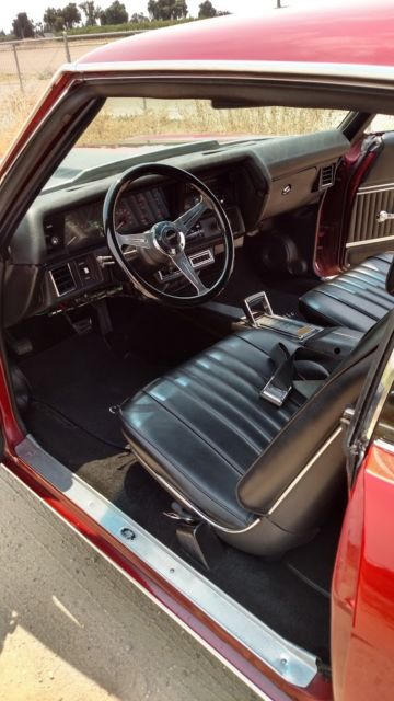 Burgundy 1971 Chevrolet Chevelle Coupe with Black interior