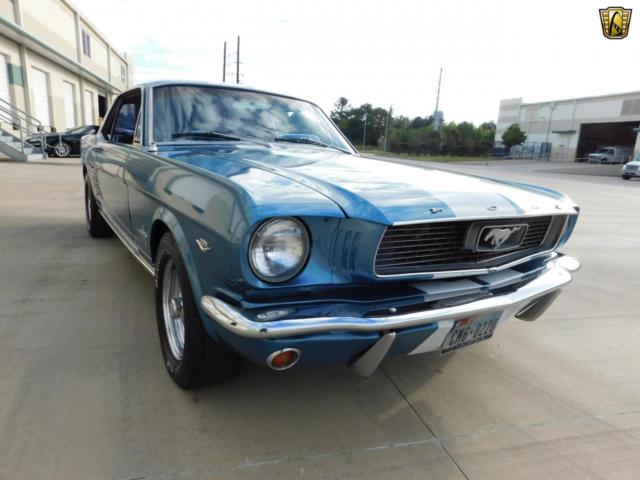 Blue 1966 Ford Mustang with Blue interior
