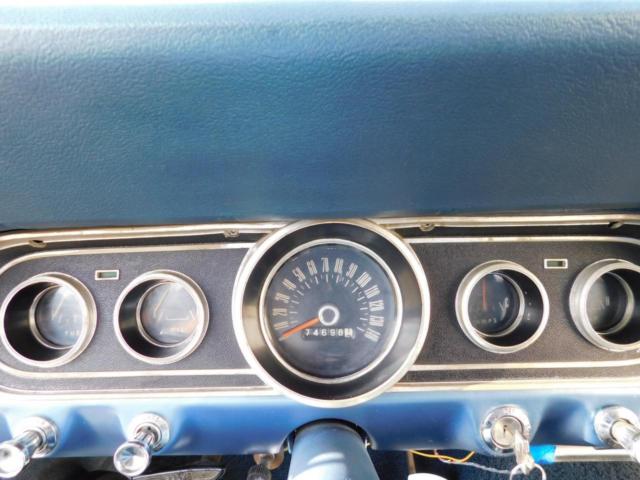Blue 1966 Ford Mustang with Blue interior