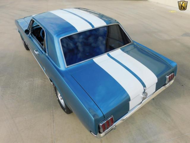 Blue 1966 Ford Mustang with Blue interior