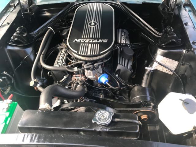 Blue 1966 Ford Mustang with Blue interior