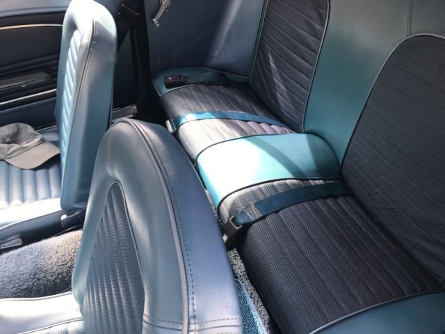 Blue 1966 Ford Mustang with Blue interior