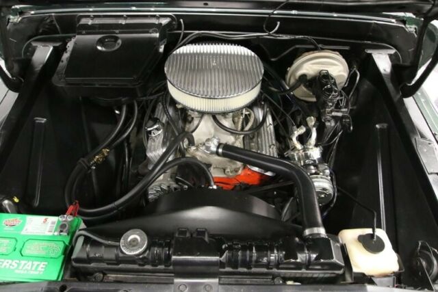 Green 1966 Chevrolet C-10 Pickup Truck with Tan interior