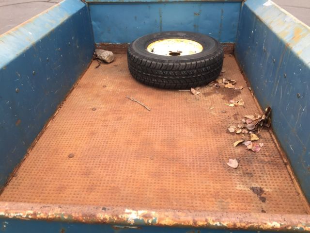 Blue 1956 Ford F-100 Standard Cab Pickup with Black interior