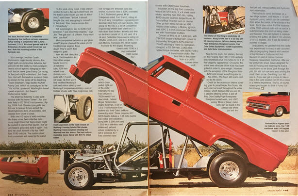 Red 1961 Ford Other Pickups