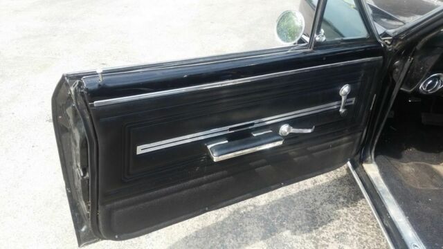 Black 1966 Chevrolet Chevelle Coupe with Black interior