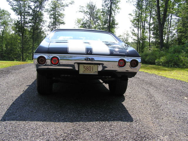 Black 1972 Chevrolet Chevelle with Balck interior