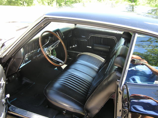 Black 1972 Chevrolet Chevelle with Balck interior