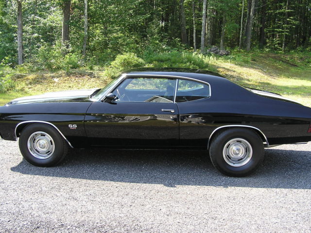 Black 1972 Chevrolet Chevelle with Balck interior