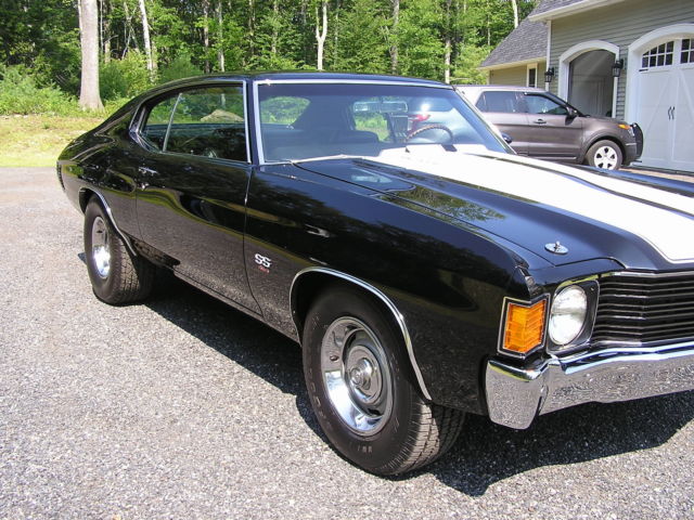 Black 1972 Chevrolet Chevelle with Balck interior