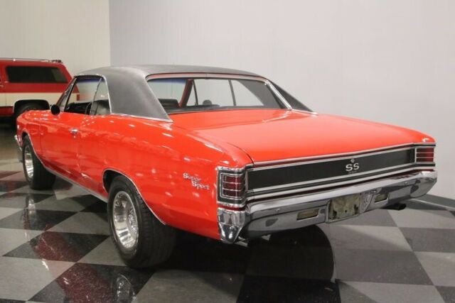 Red 1967 Chevrolet Chevelle Hardtop with Black interior