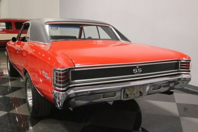 Red 1967 Chevrolet Chevelle Hardtop with Black interior