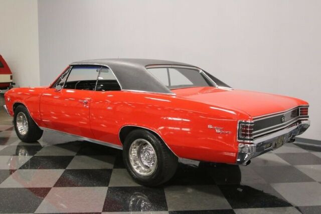 Red 1967 Chevrolet Chevelle Hardtop with Black interior