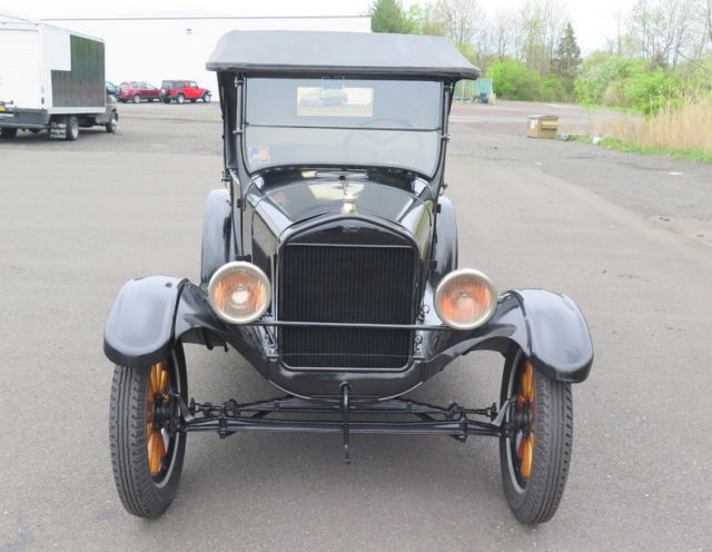 Black 1926 Ford Model T Pickup (Truck) with Black interior