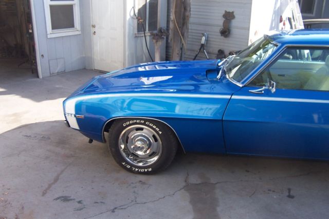 Blue 1969 Chevrolet Camaro Coupe