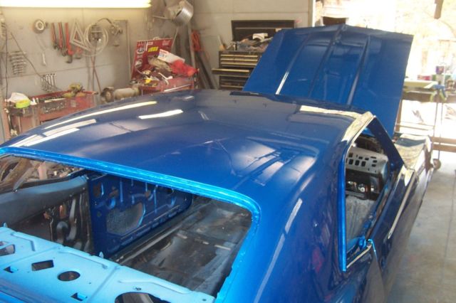 Blue 1969 Chevrolet Camaro Coupe