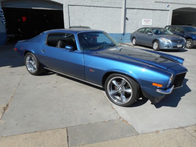 Blue 1973 Chevrolet Camaro Coupe with Black interior