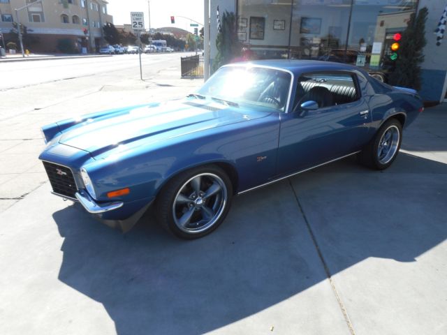 Blue 1973 Chevrolet Camaro Coupe with Black interior