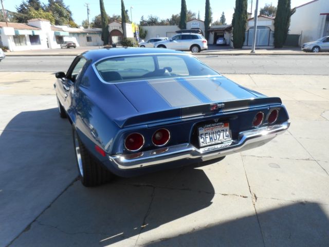 Blue 1973 Chevrolet Camaro Coupe with Black interior